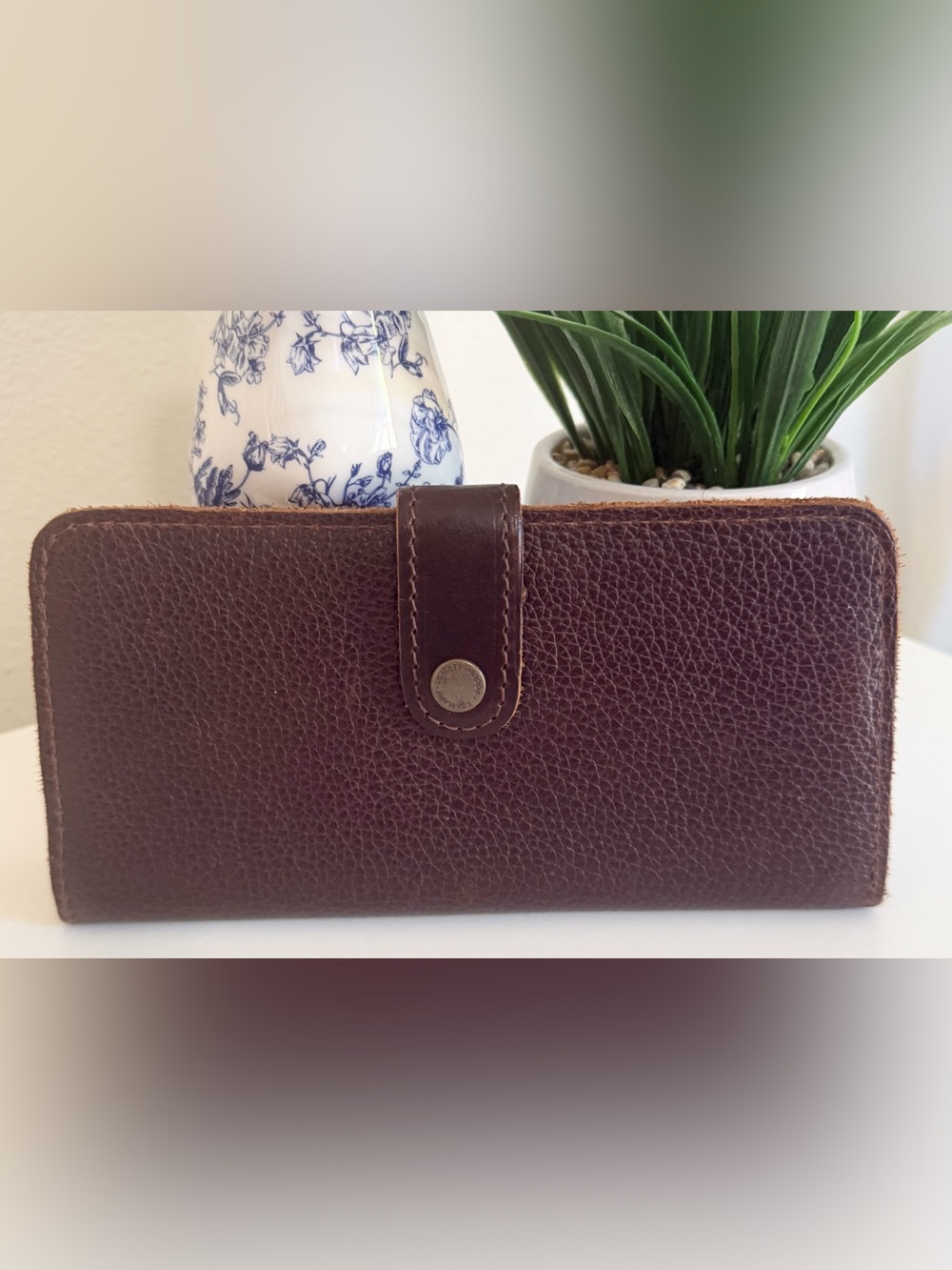 Portland Leather Bifold Wallet in Coldbrew
